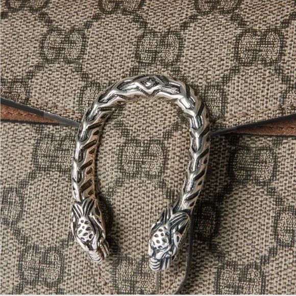 Gucci Deionysus Tan and Silver Crossbody Bag - Picture 4 of 5